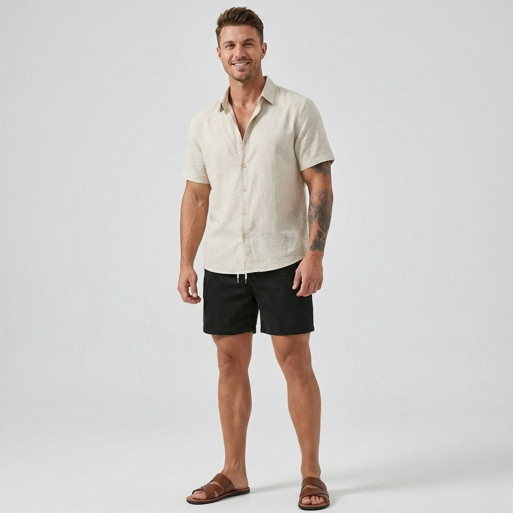 Herre Kordshorts – Casual Sommerstil