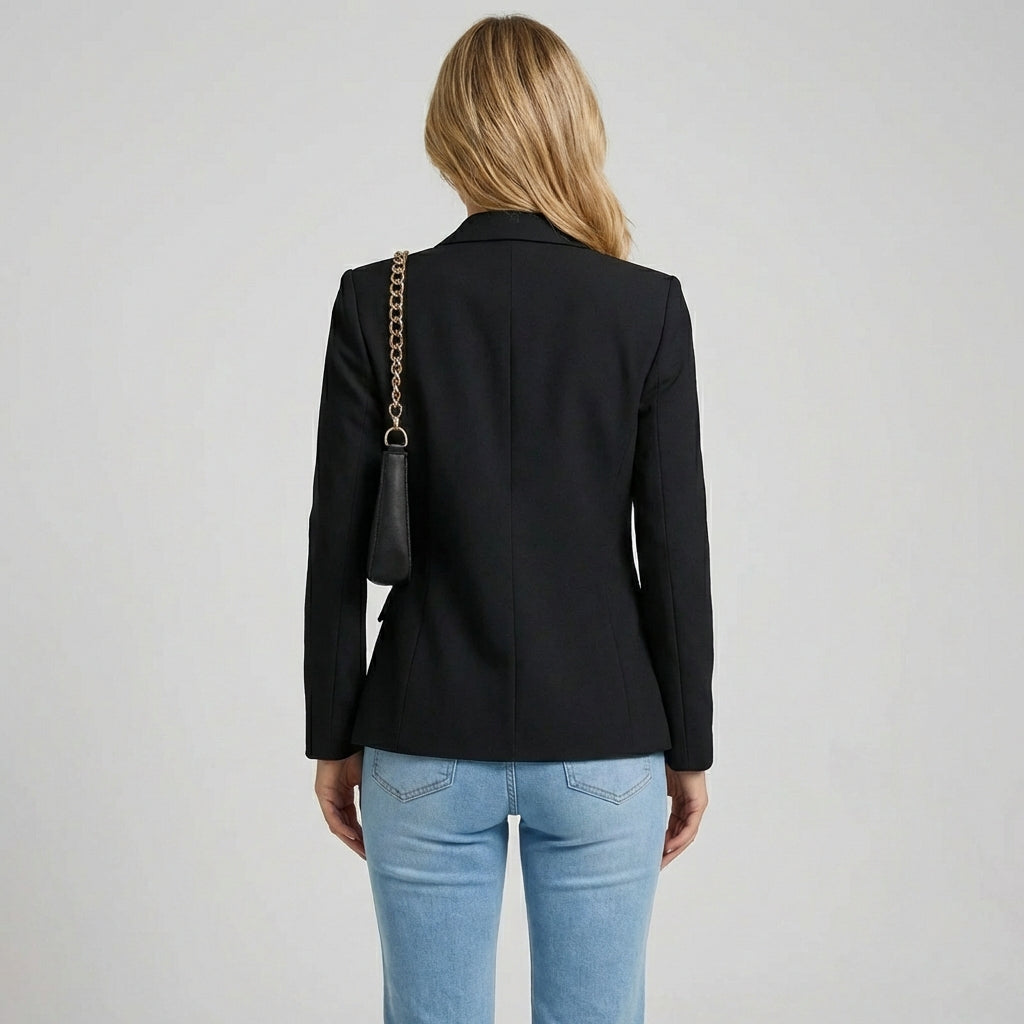 Elegant, tætsiddende blazer til kvinder