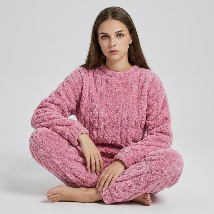 Fleece-pyjamassæt til kvinder