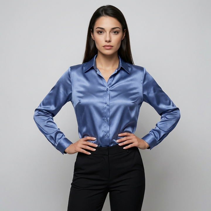 Elegant bluse til kvinder – diskret stil
