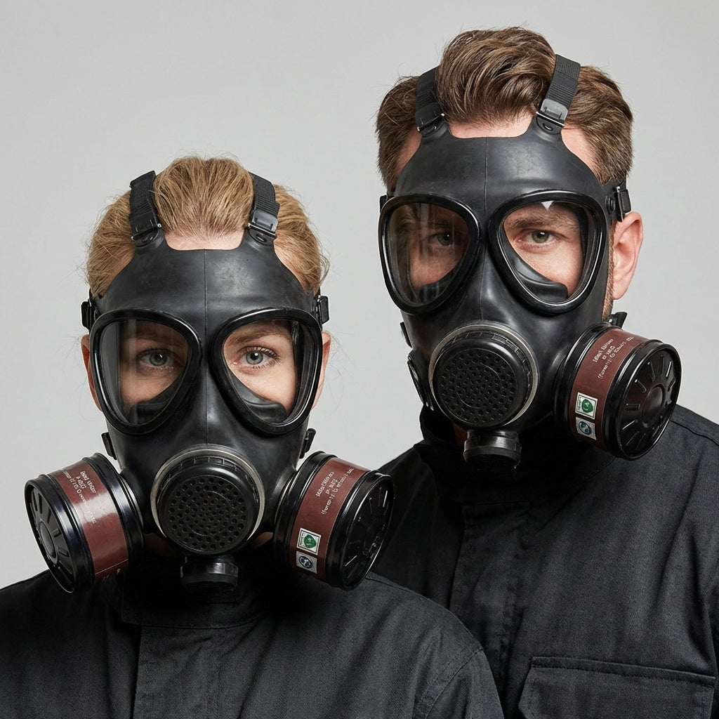 Helmaske til gas
