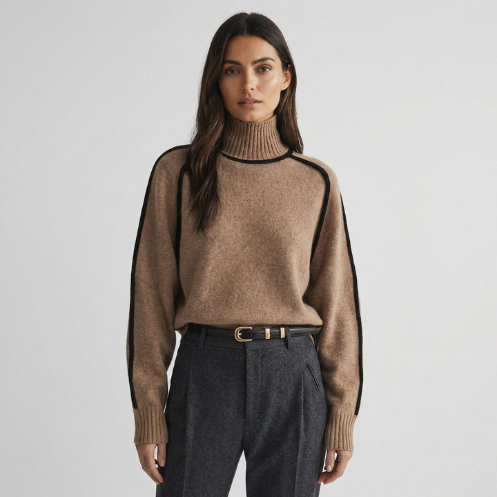 Luxe Cashmere Turtleneck Sweater