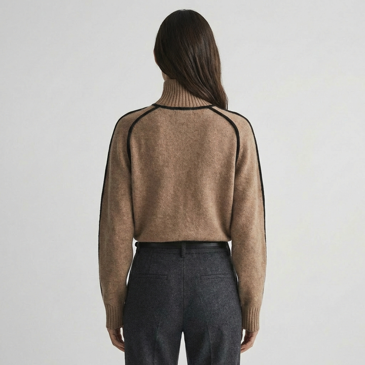 Luxe Cashmere Turtleneck Sweater