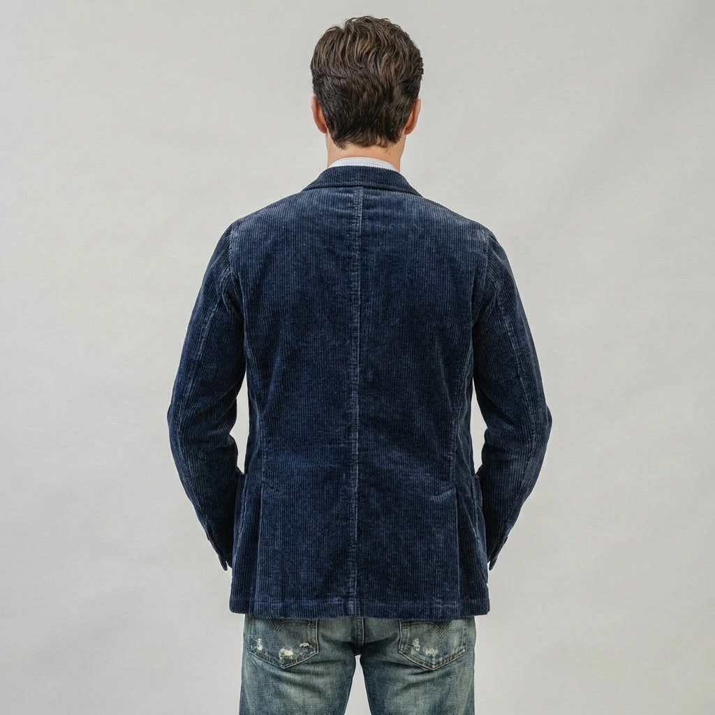 Stilfuldt vintage blazer- og veste-sæt