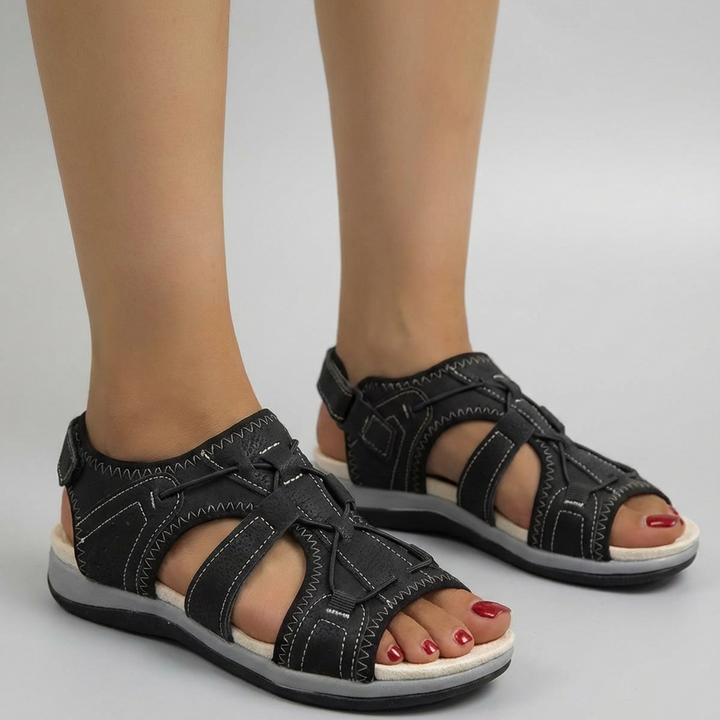 Damesandaler med remme
