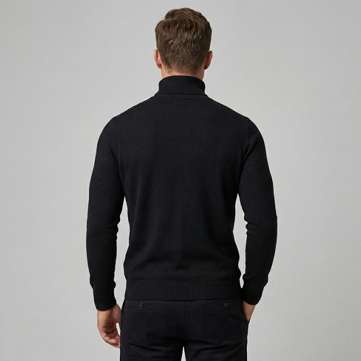 Rullekravesweater til mænd