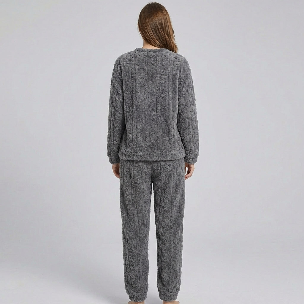 Fleece-pyjamassæt til kvinder
