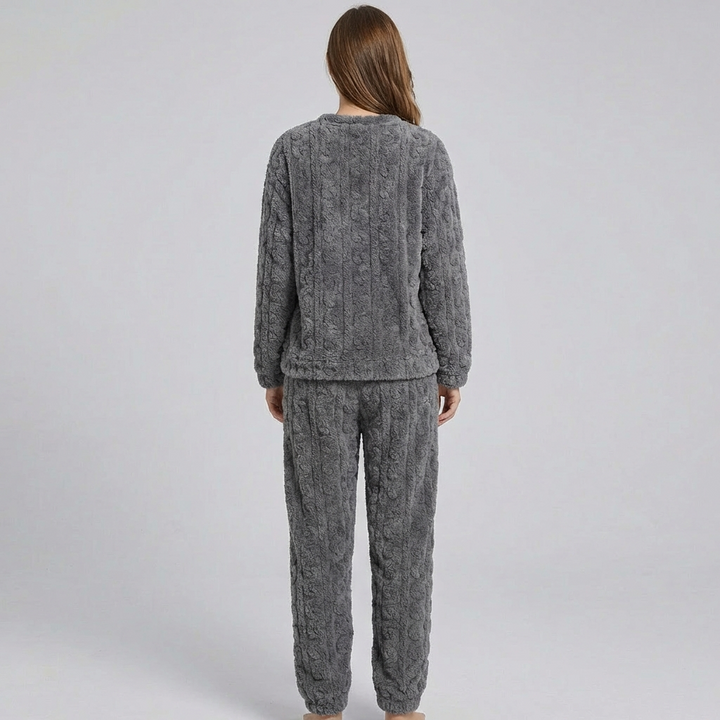 Fleece-pyjamassæt til kvinder