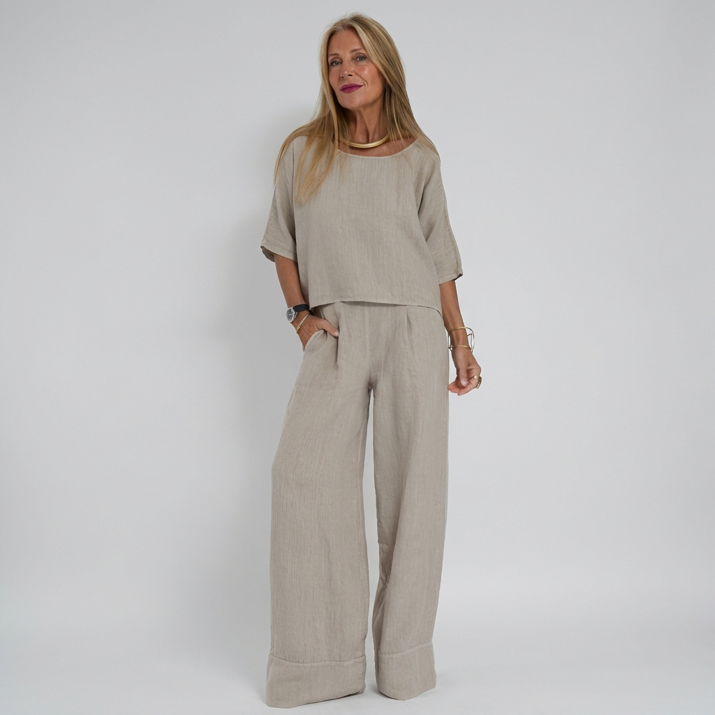 Dame Relaxed Fit To-delt Sæt