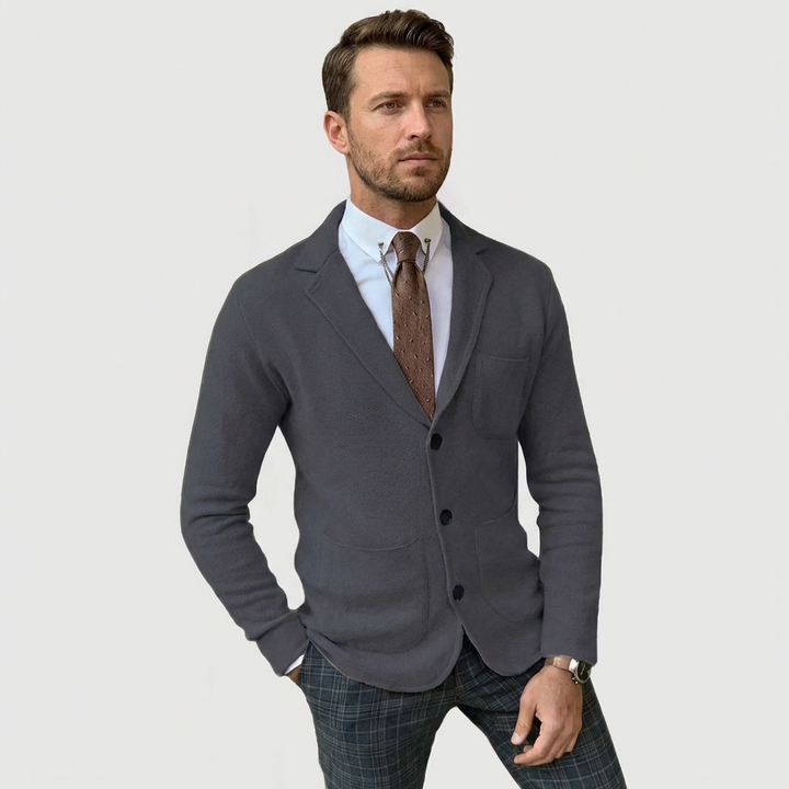 Herrestrikket blazer – Raffineret stil