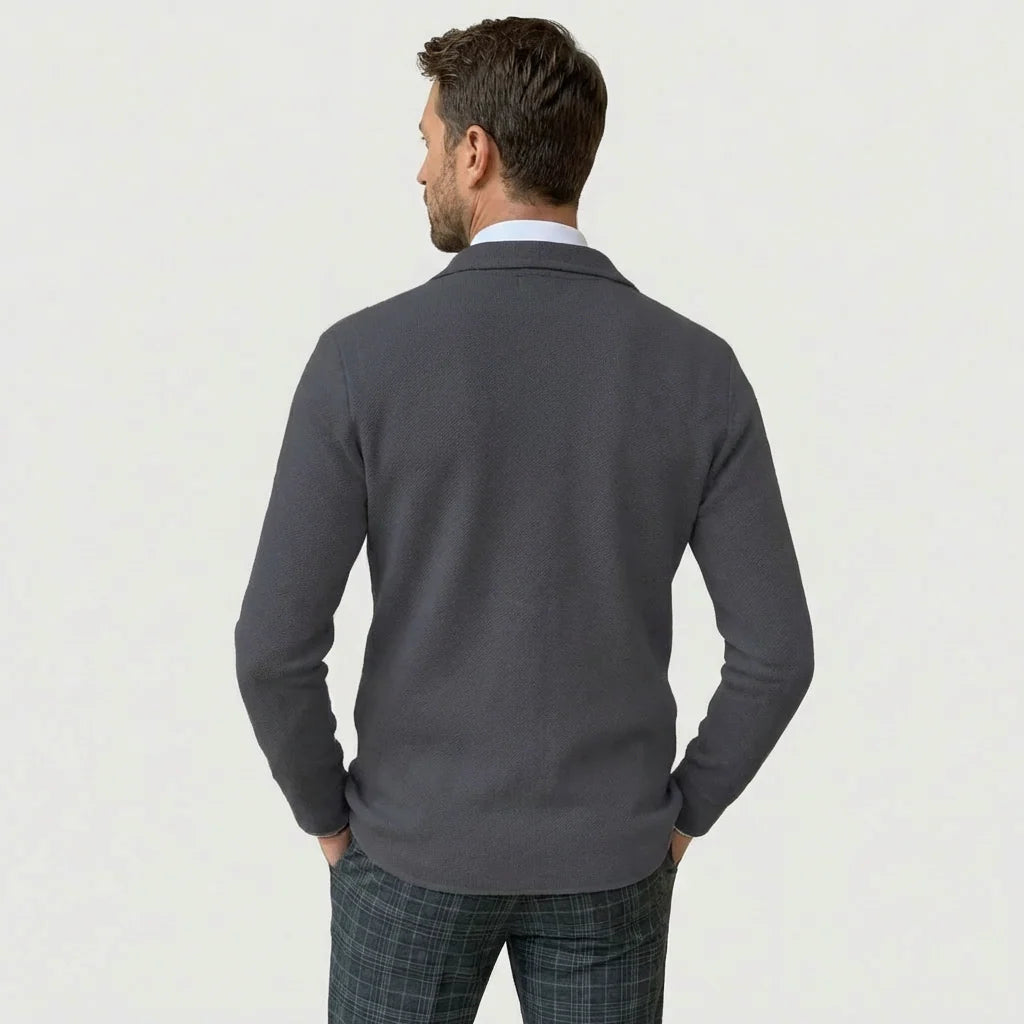 Herrestrikket blazer – Raffineret stil