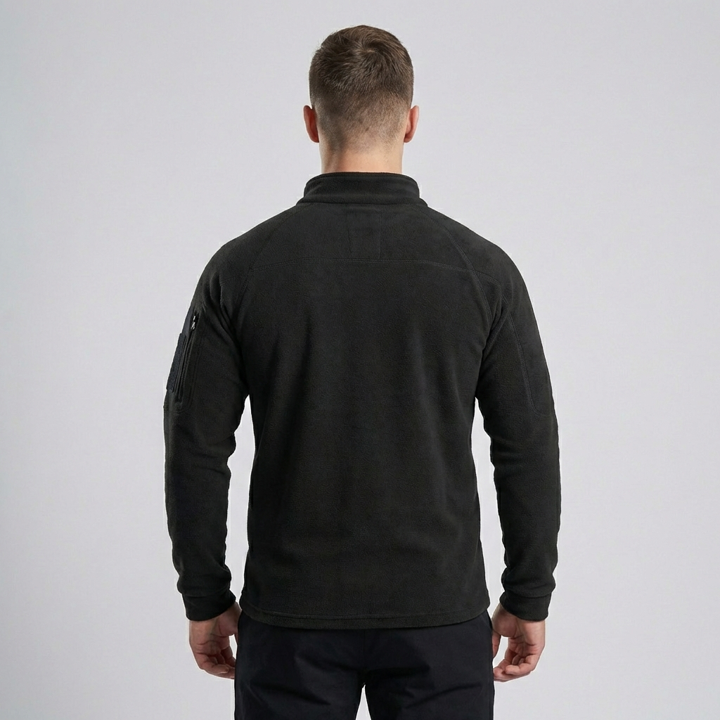 Vindtæt og fleece-sweater til mænd