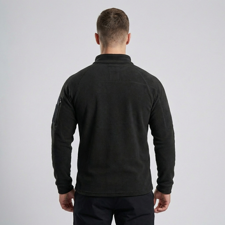 Vindtæt og fleece-sweater til mænd