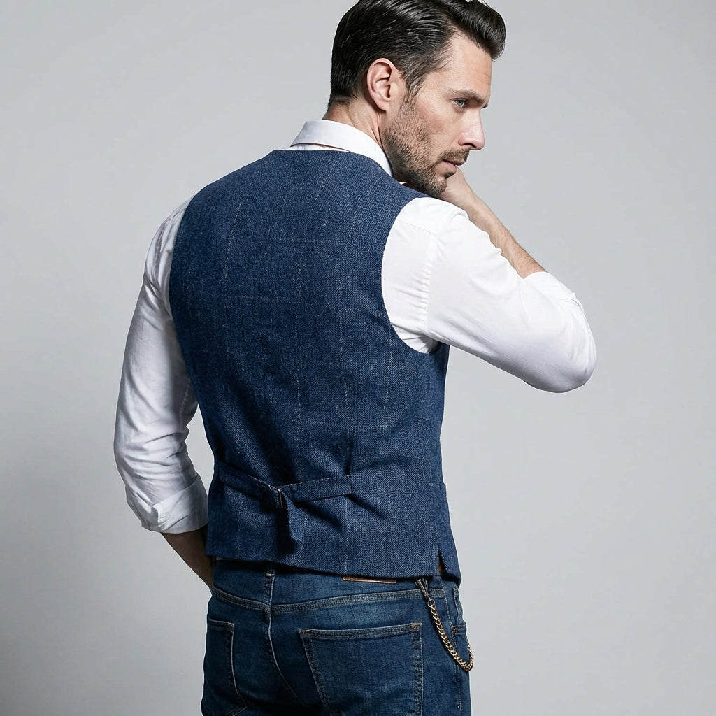 Herre vest med retro design