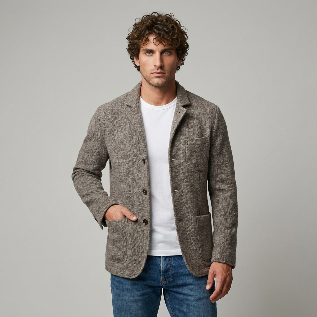Casual ternet blazer til mænd