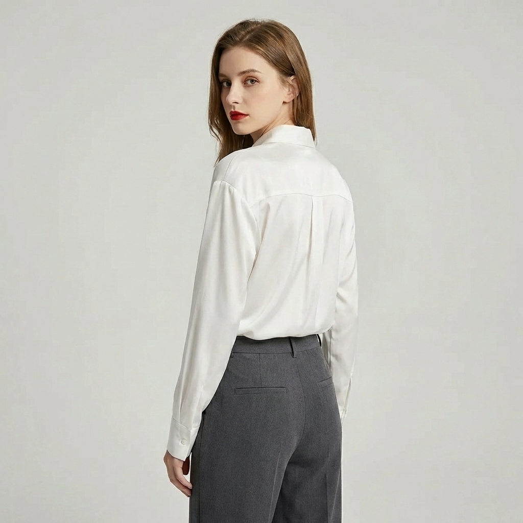 Casual Løs Bluse