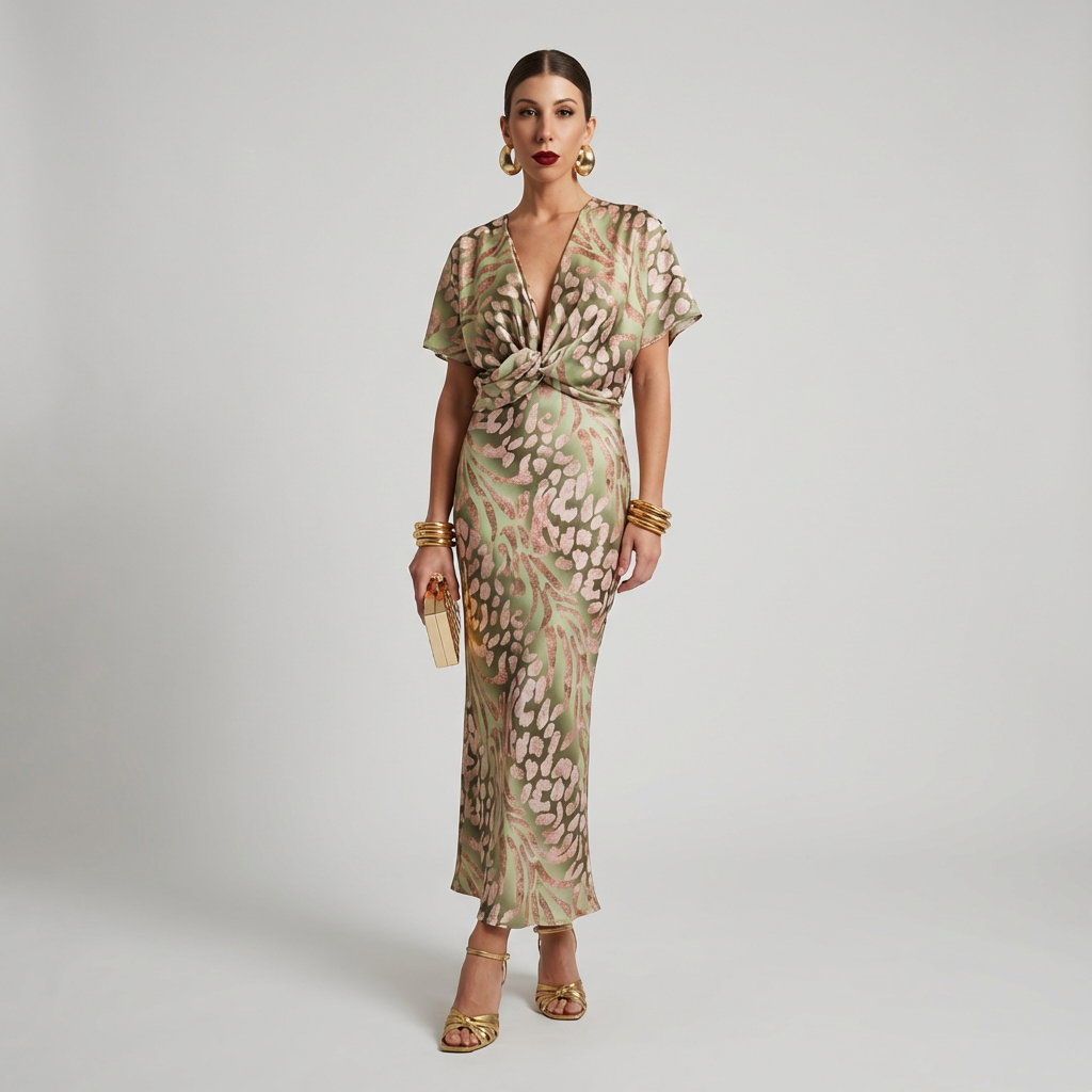 Elegant Wrap Kjole