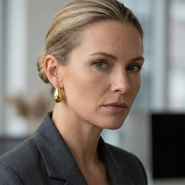 Clomoe krystal øreringe til kvinder