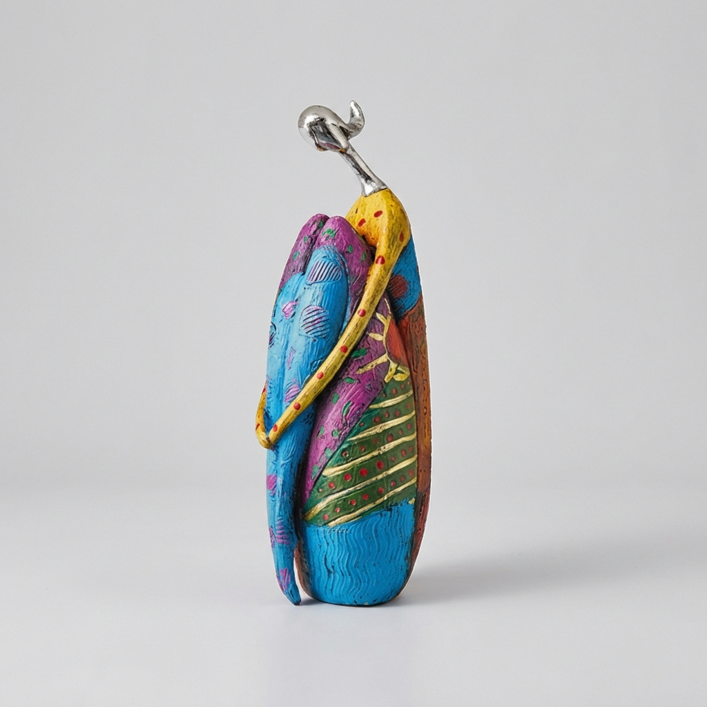 Modern Artistic Abstract Female Resin Sculpture