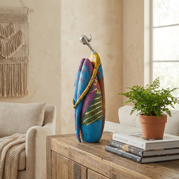 Modern Artistic Abstract Female Resin Sculpture
