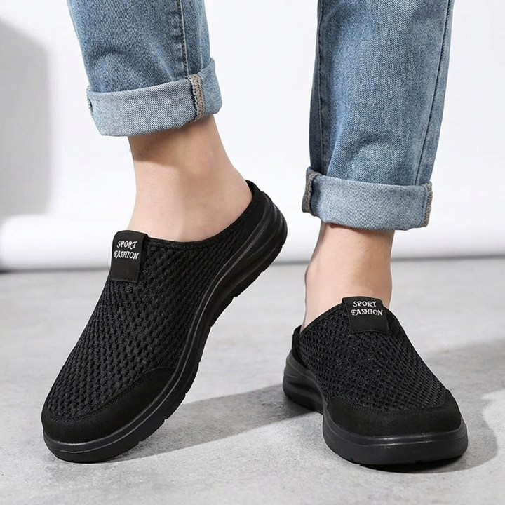 Ortopædiske slip-on sandaler til mænd