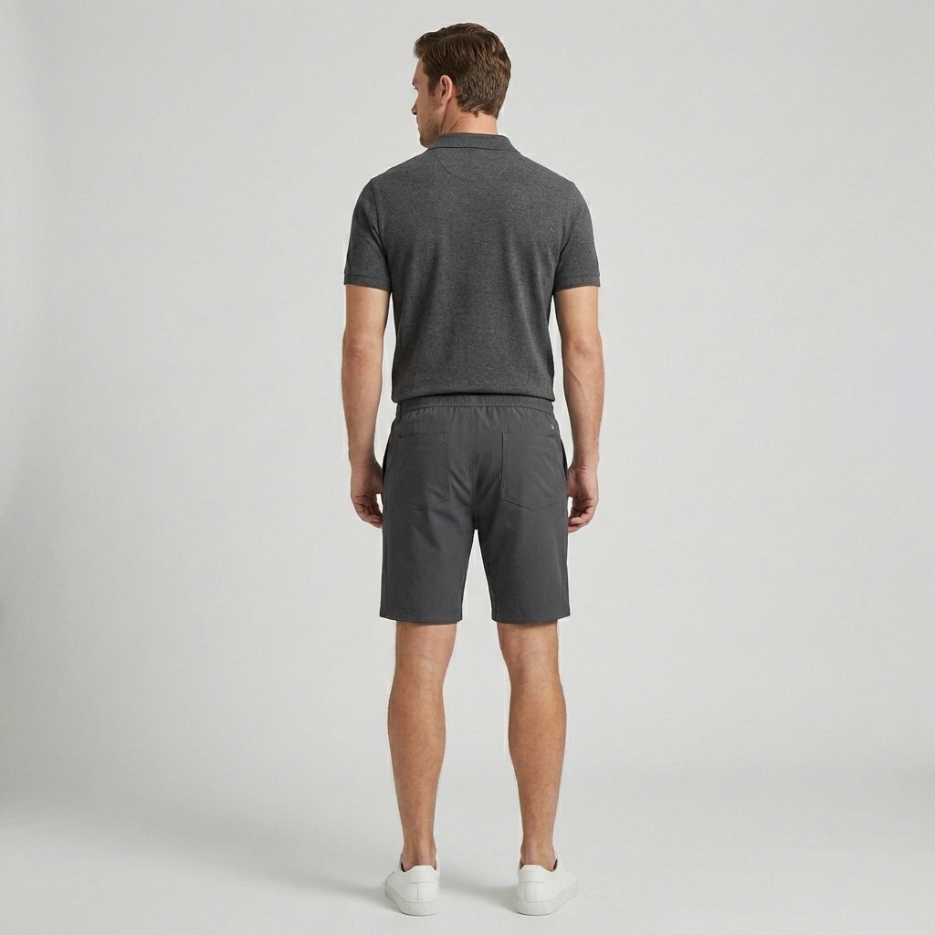Højtaljede sommershorts til mænd
