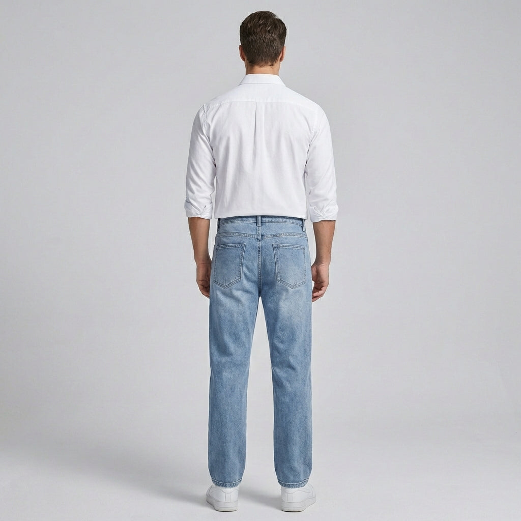 Lige denimbukser