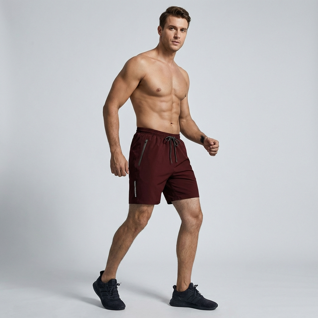 Hurtigtørrende aktive shorts