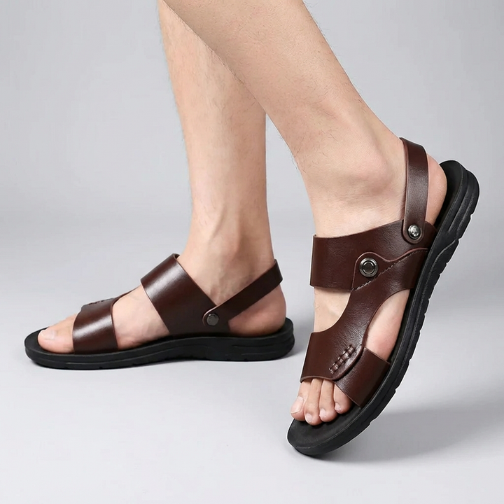 Komfortable herresandaler til sommer