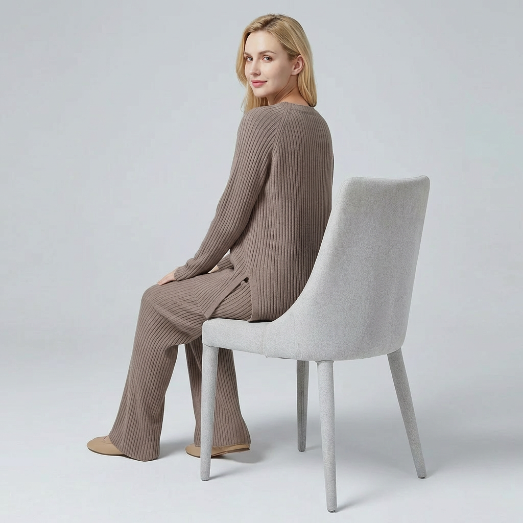 Striksæt med sweater og bukser