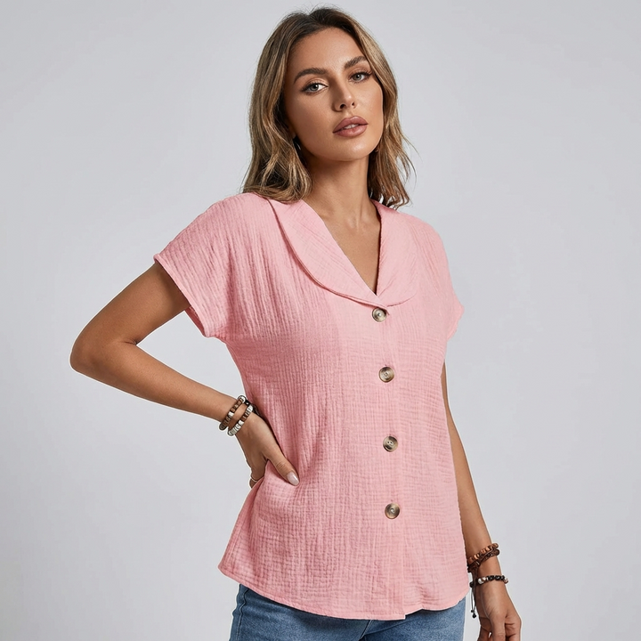 Dame elegant sommerbluse