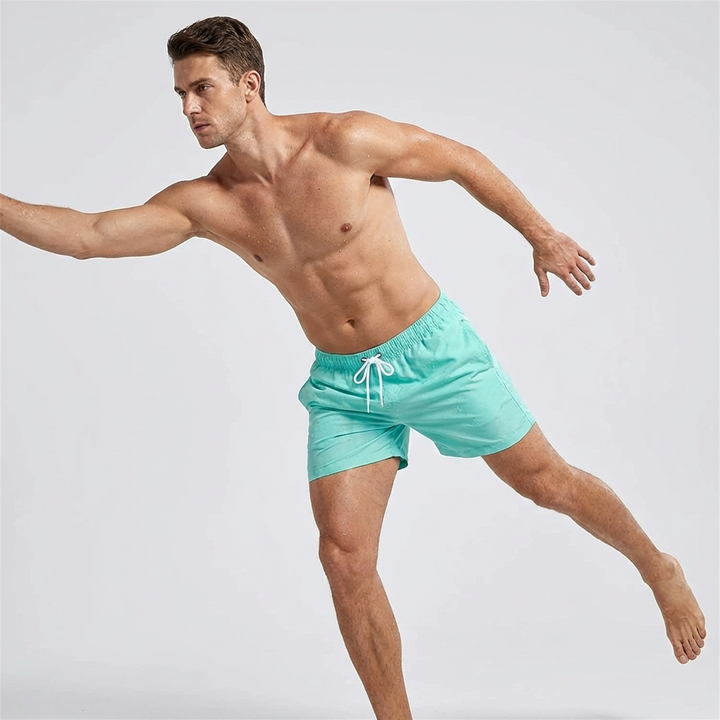 Herre hurtigttørrende badeshorts