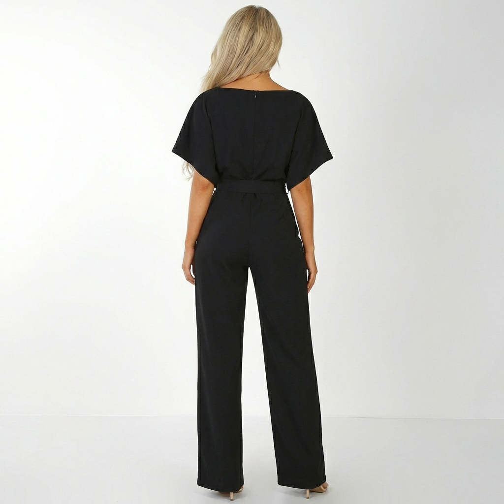 Elegant damejumpsuit med smal talje