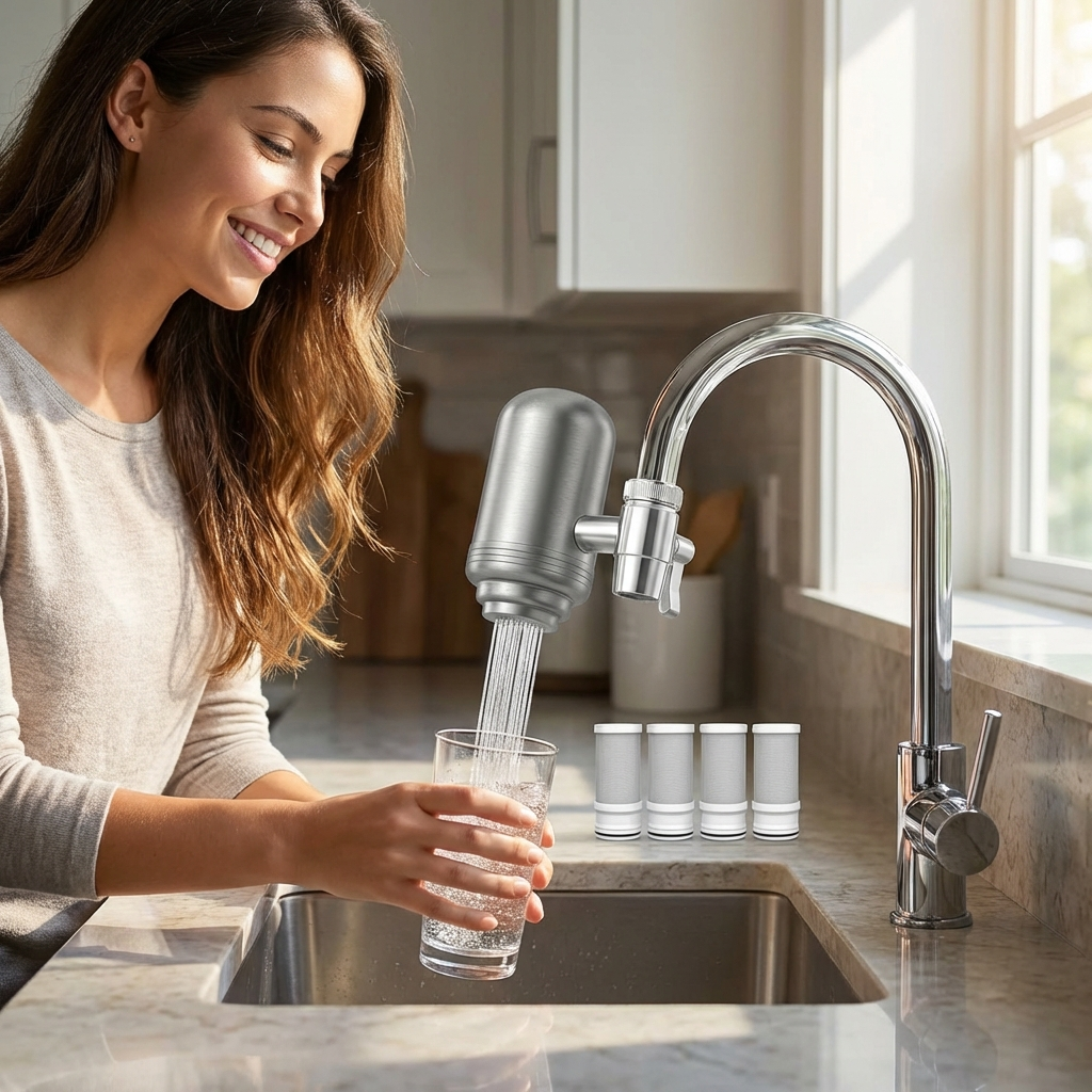 CleanFlow vandfilter i rustfrit stål