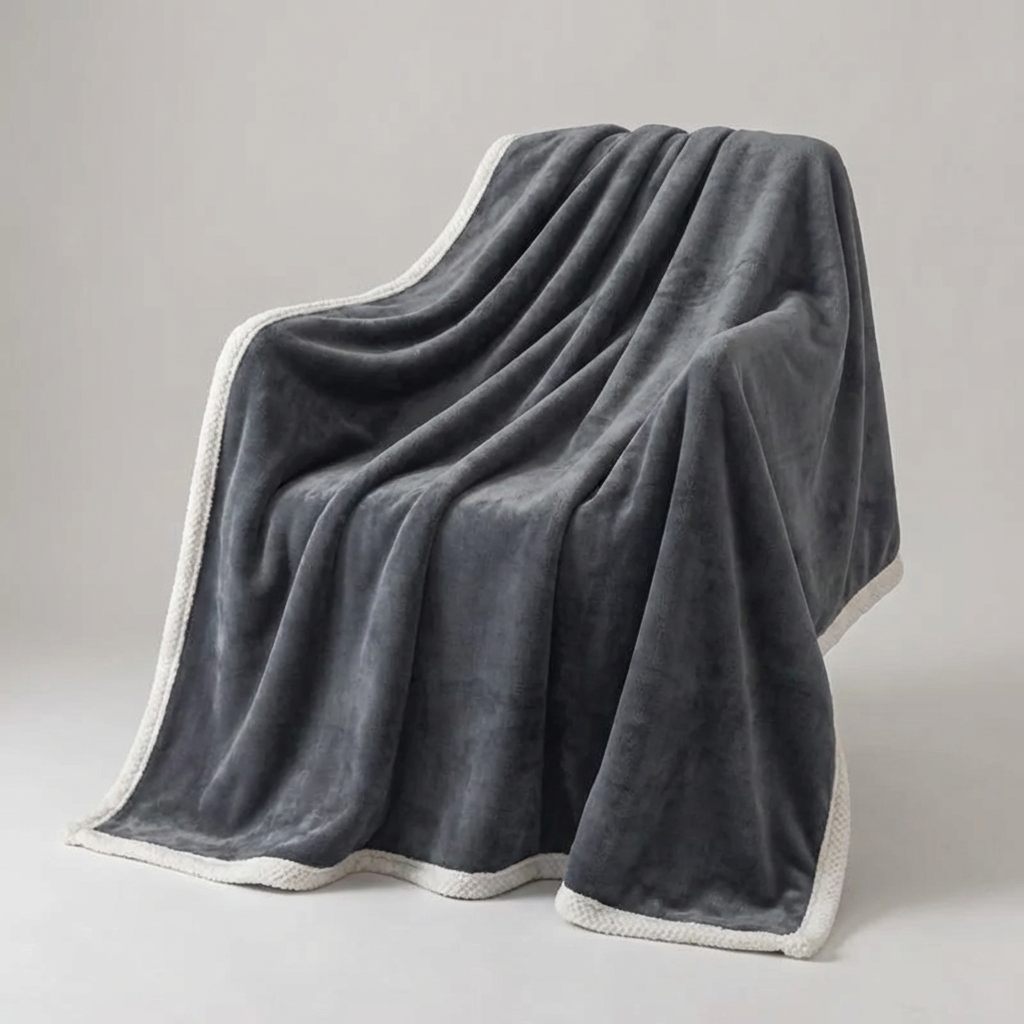 Tykt Polyester Fleece Tæppe