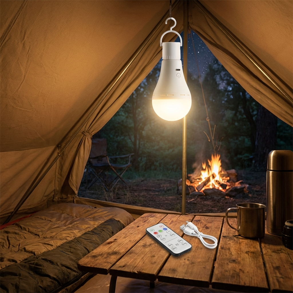 Trådløs genopladelig LED-bordlampe