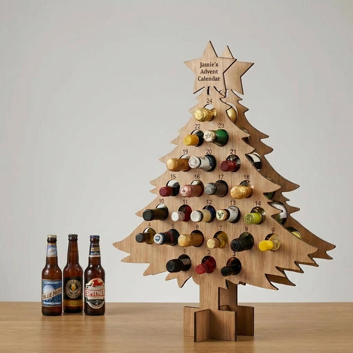 Ølflaske adventskalender