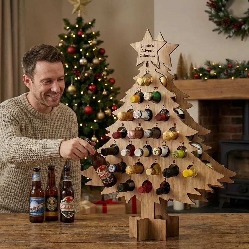 Ølflaske adventskalender