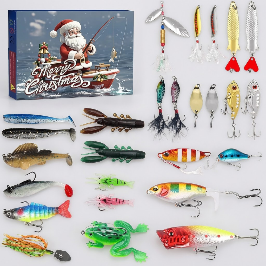 Fiske Adventskalender 24-dages Nedtælling
