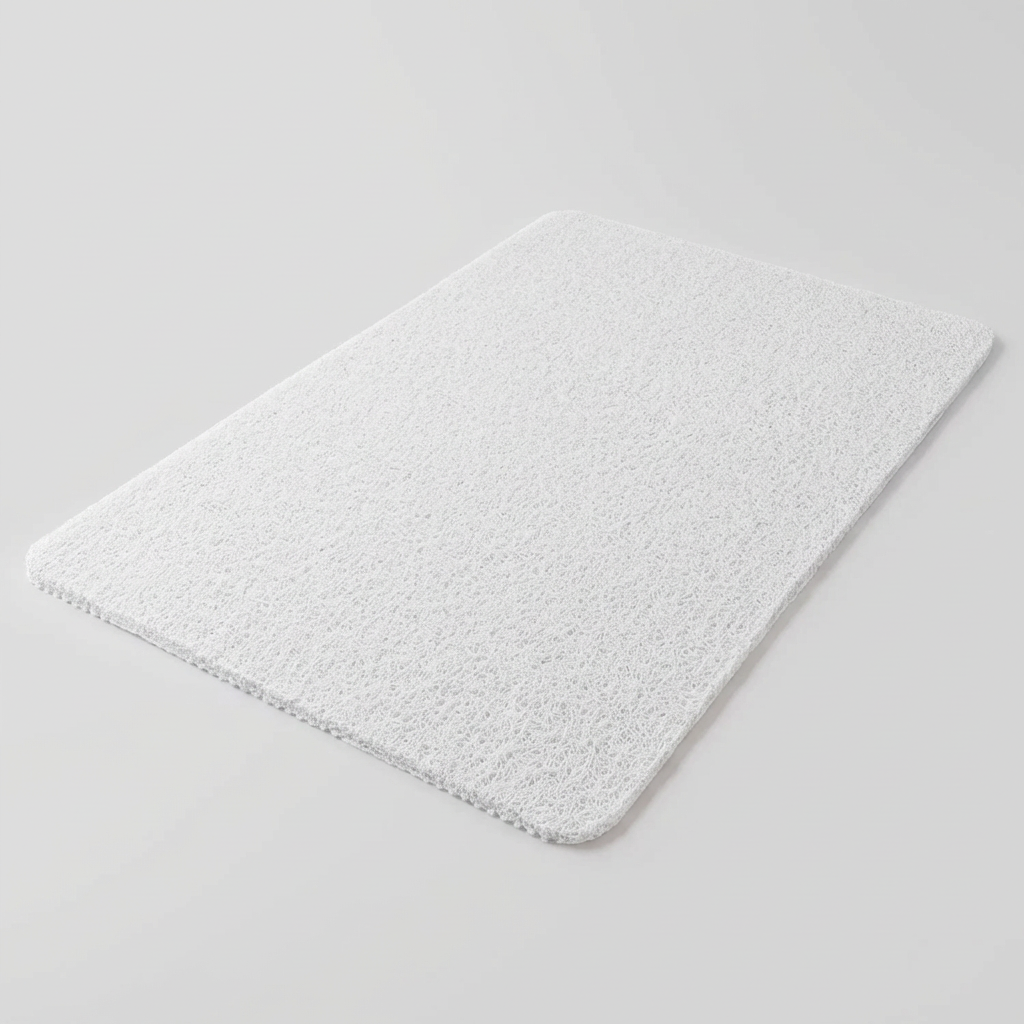 Skridsikkert PVC-badetæppe med blød fodmassageoverflade