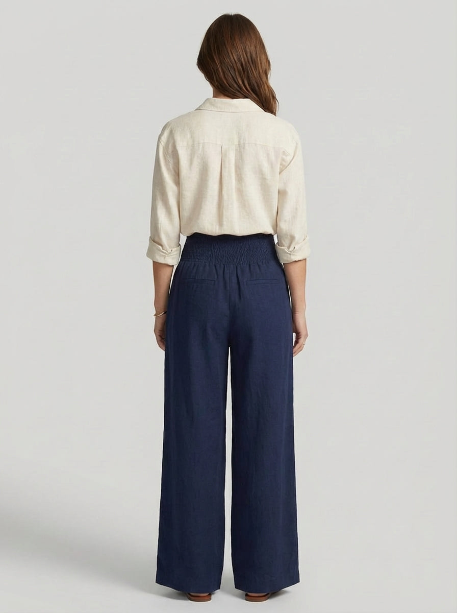 Elegante stretchy palazzobukser til kvinder