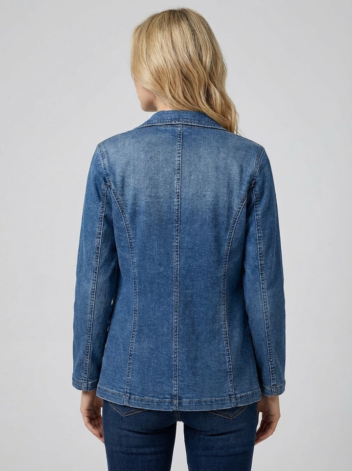 Stilfuld denimblazer til kvinder