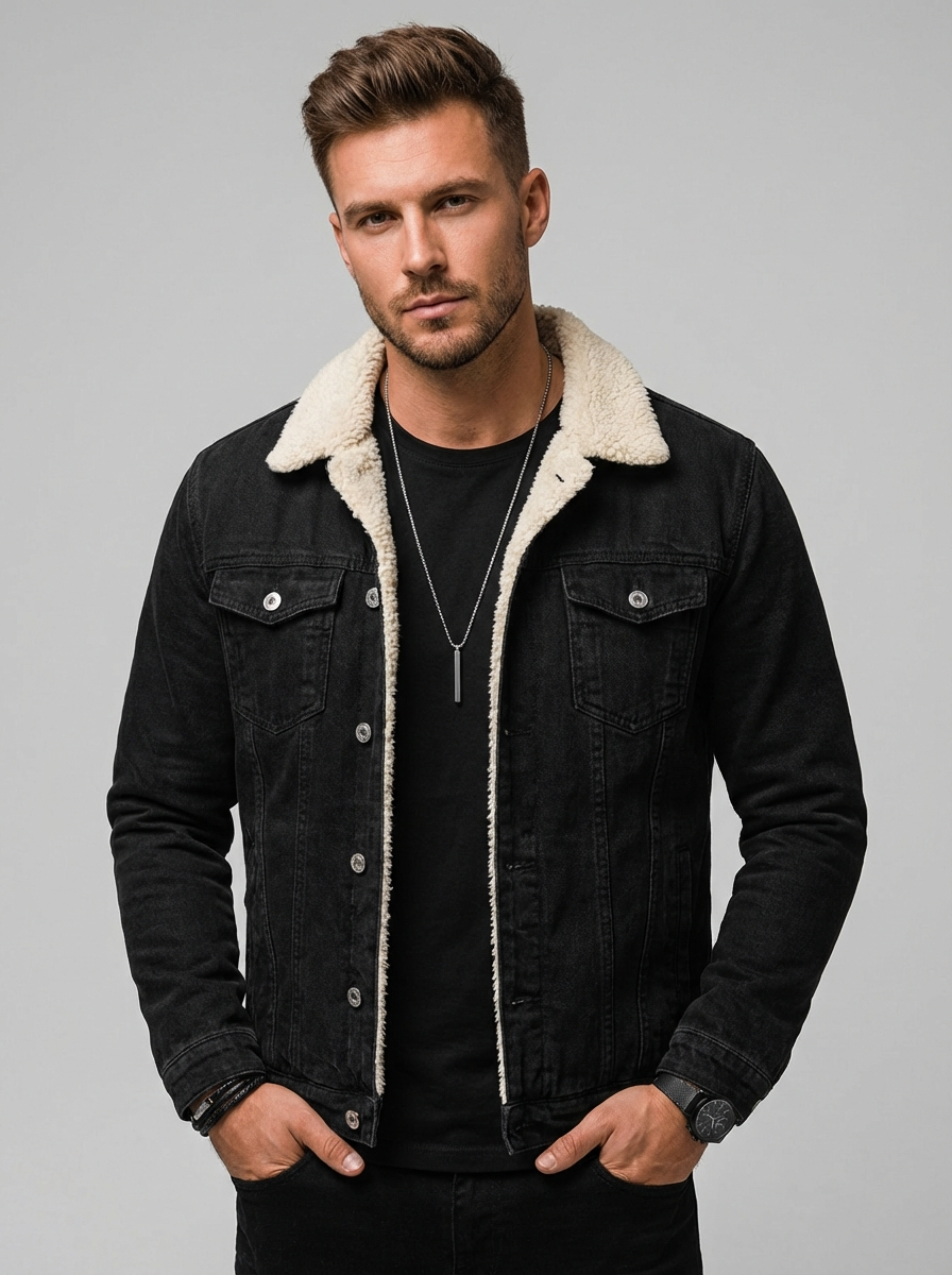 Tidløs denimjakke med klassisk pasform og urban coolness