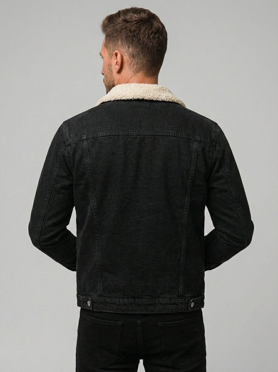 Tidløs denimjakke med klassisk pasform og urban coolness