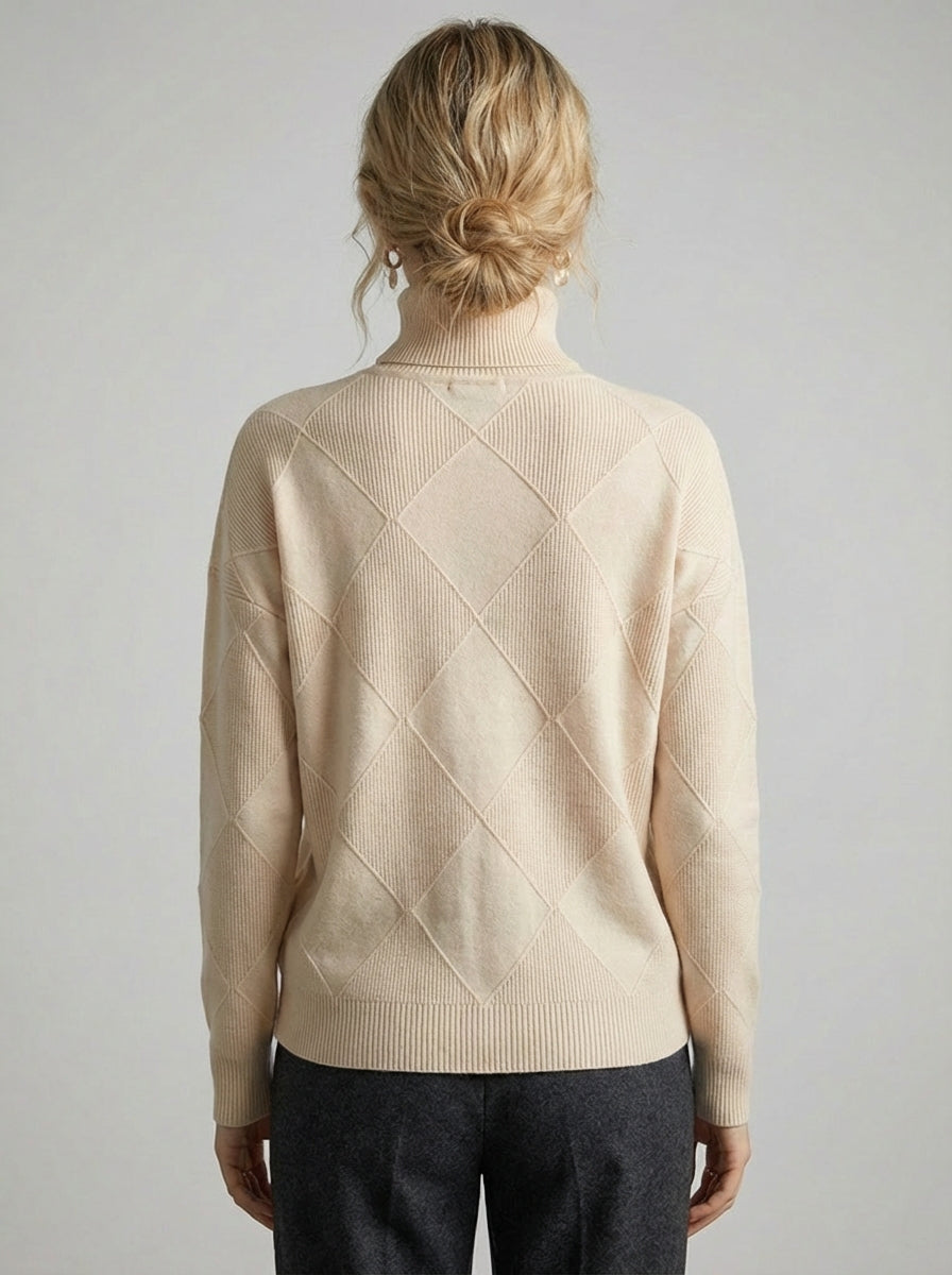 Luksuriøs Cashmere-rullekravetrøje til kvinder