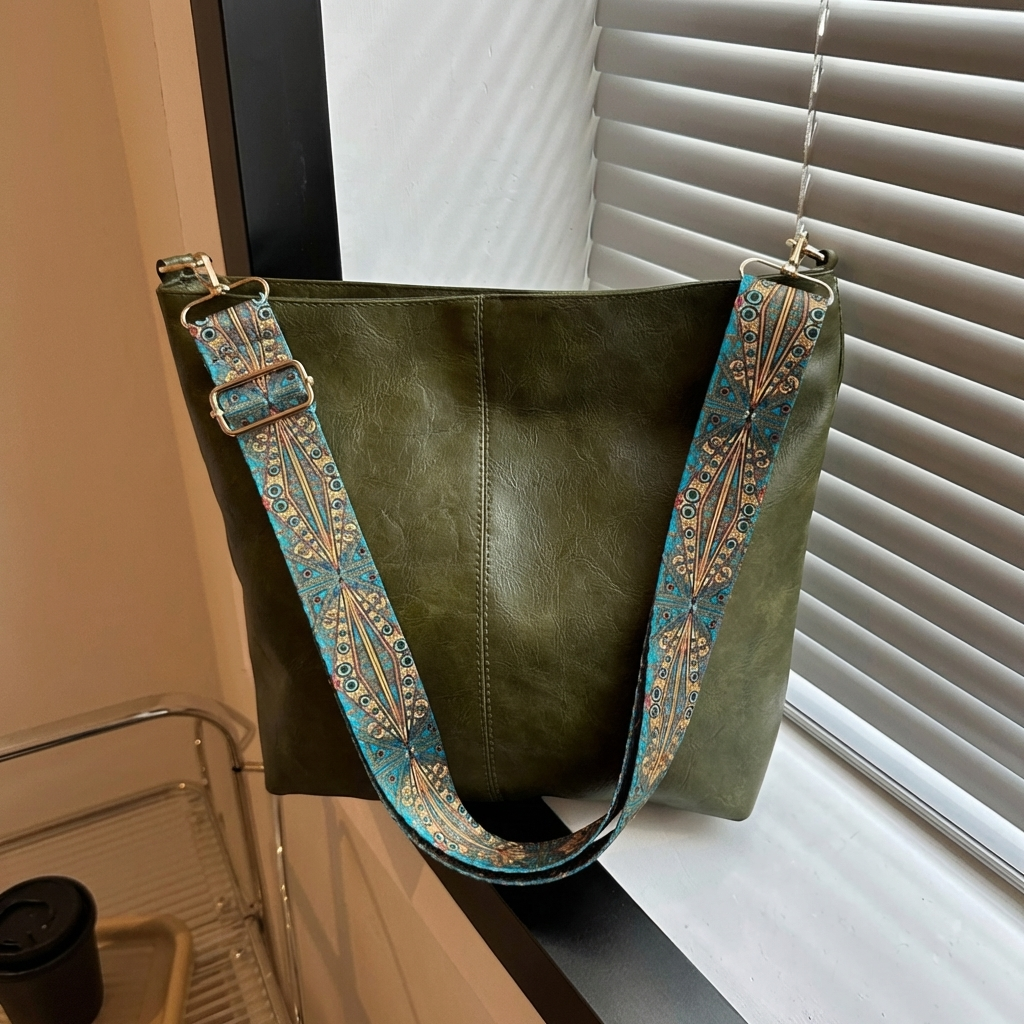 Stilfuld vintage damehåndtaske