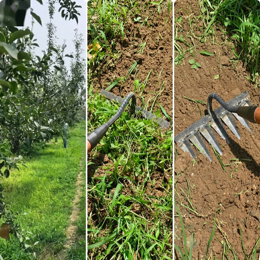 Praktisk havetool med 7‑tands rive