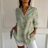 Casual og Elegant Blomstret Herreskjorte
