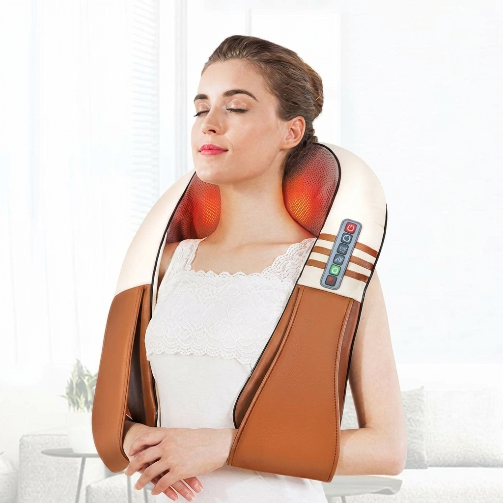 Afslappende Trådløs Massager – Perfekt til Hjem og Kontor