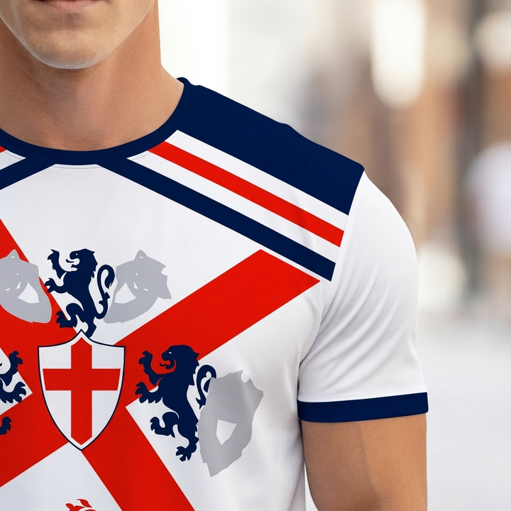 Mænds England Fodbold T-Shirt